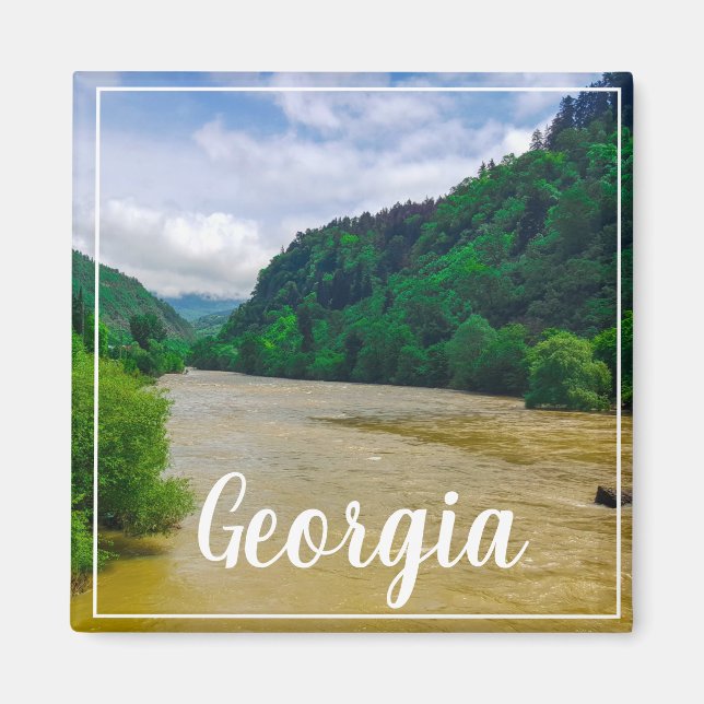 Aimant Borjomi Georgia Sources d'eau chaude Caucuses Mont (Devant)