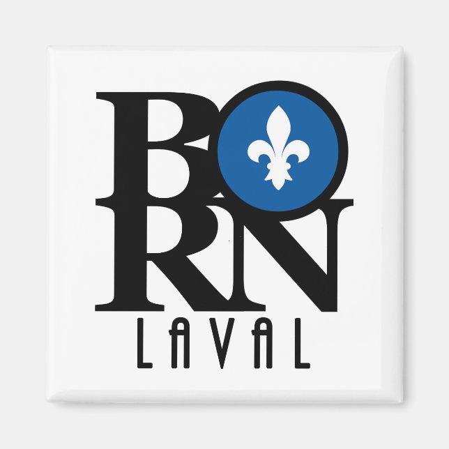 Aimant BORN Laval Quebec (Devant)