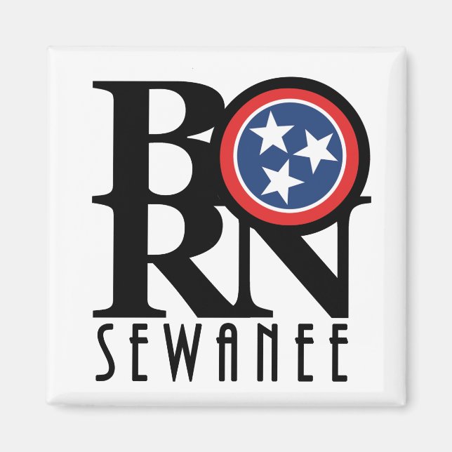 Aimant BORN Sewanee Tennessee (Devant)