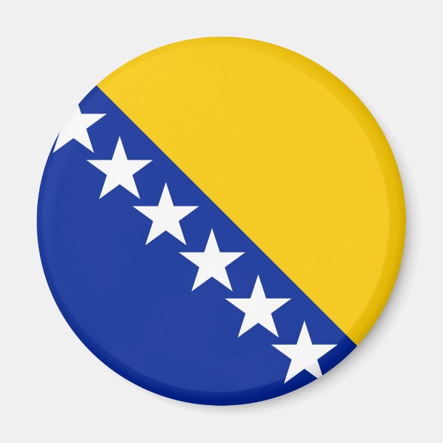 Aimant Bosnia and Herzegovina Flag (Devant)
