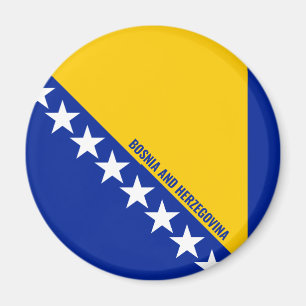 Aimant Bosnia and Herzegovina Flag Charming Patriotic