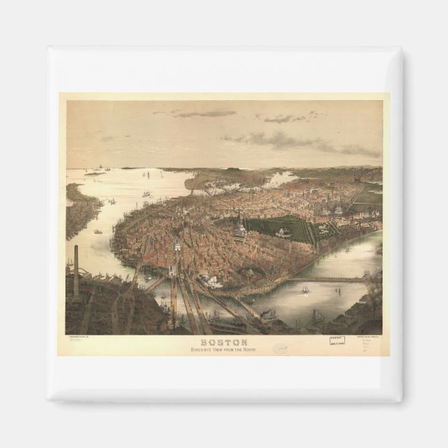 Aimant Boston, Massachusetts en 1877 (Devant)