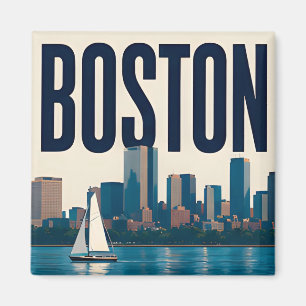 Aimant ⚓ Boston Massachusetts Historique
