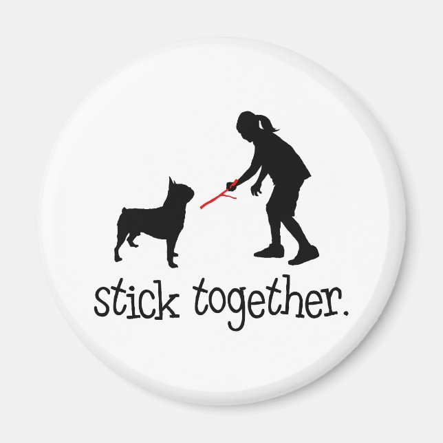 Aimant Boston Terrier (Devant)