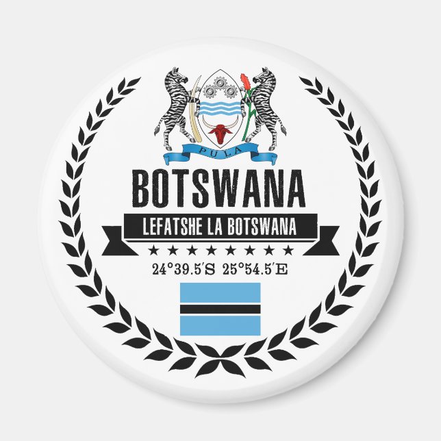 Aimant Botswana (Devant)