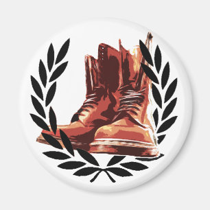 Aimant bottes de peaux