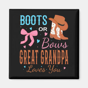 Aimant Bottes ou arcs Grand-papa t'aime Révélation du sex