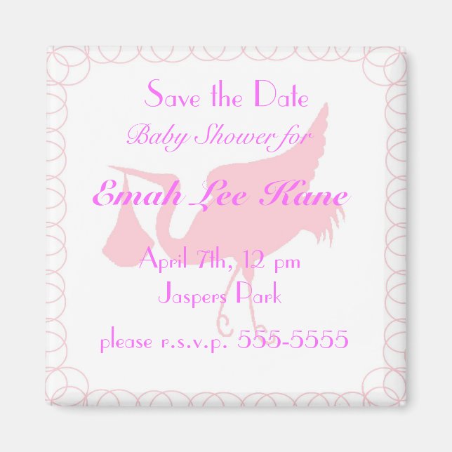 Aimant Bouche rose (Devant)