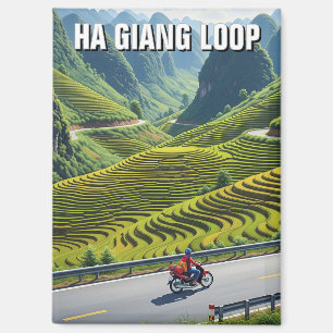 Aimant Boucle de Ha Giang, voyage au Vietnam