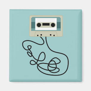 Aimant Boucles lâches d'enregistreur à cassettes