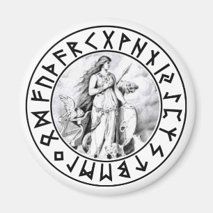 Aimant bouclier de Freya Rune d'aimant