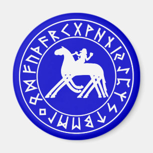 Aimant Bouclier de Sleipnir d'aimant sur le noir