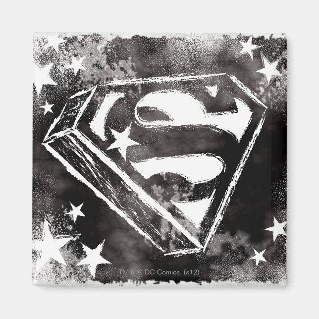 Aimant Bouclier S avec étoiles (Devant)