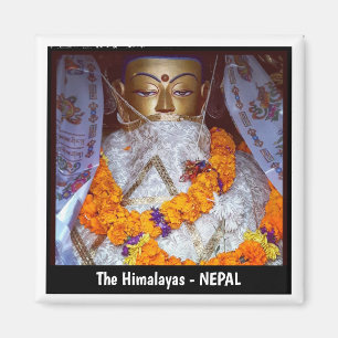 Aimant Bouddha antique, Swayambunath, Katmandou - Népal