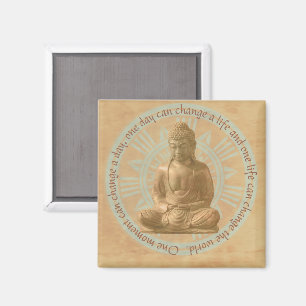 Aimant Bouddha - Changer Le Monde Mandala