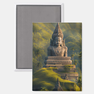 Aimant Bouddha de la montagne indonésienne