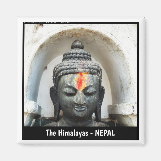 Aimant Bouddha, Dharma, Sangha - Népal (Devant)