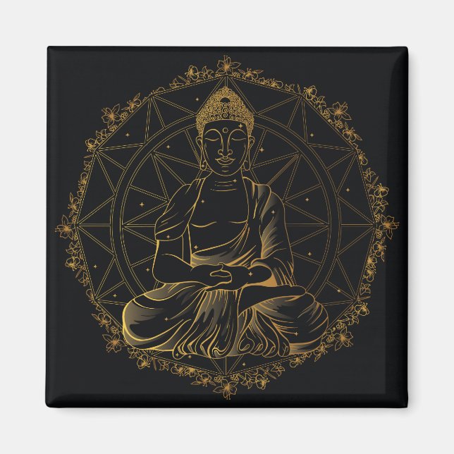 Aimant Bouddha Mandala (Devant)