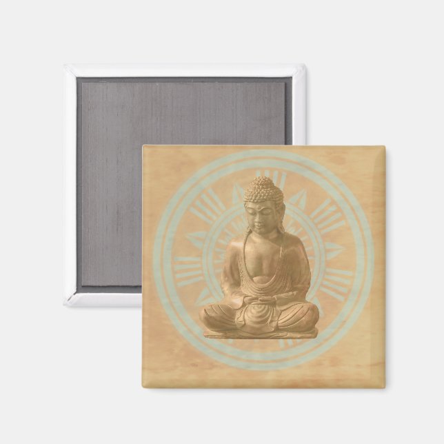 Aimant Bouddha Mandala (Recto/Verso)