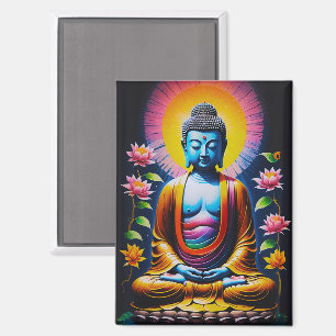 Aimant Bouddha - Pleine conscience florissante