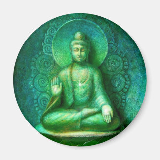 Aimant Bouddha vert