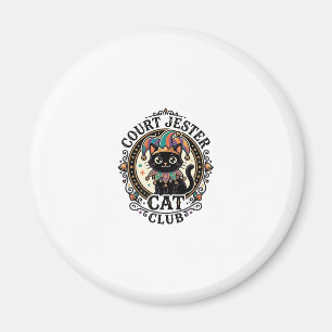 Aimant Bouffon de cour Chat Design amusant pour amateur d
