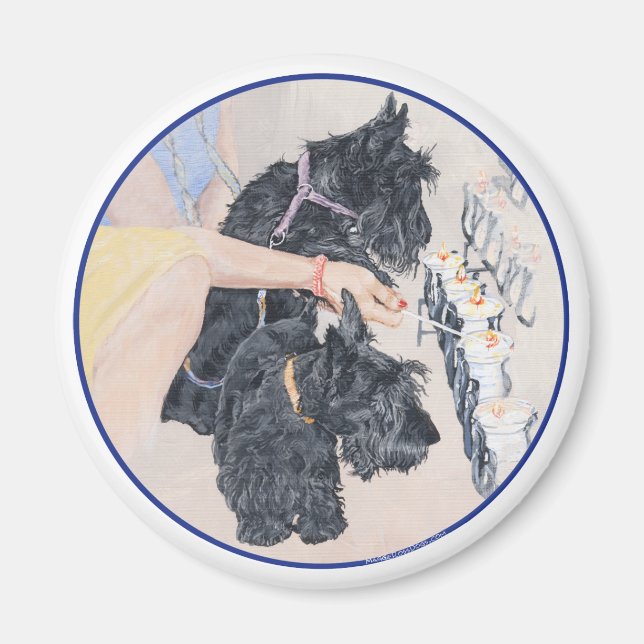 Aimant Bougies écossaises (Devant)