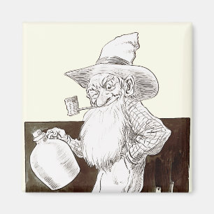 Aimant Bouilleur de contrebande de J P Bernard (sépia)