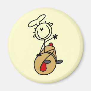 Aimant Boulanger avec rouleau à pâtisserie
