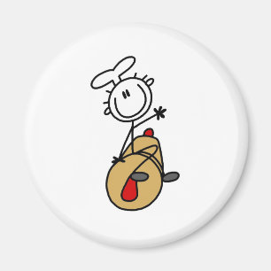 Aimant Boulanger avec rouleau à pâtisserie