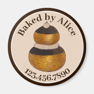 Aimant Boulangerie Pâtisserie Chef pâtisserie Religieuse