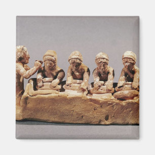 Aimant Boulangers malaxant la pâte chez Thebes