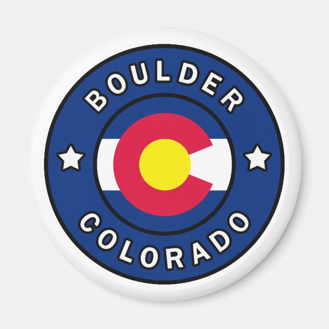 Aimant Boulder Colorado (Devant)
