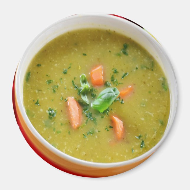 Aimant Boule chaude de l'aimant du réfrigérateur de soupe (Devant)