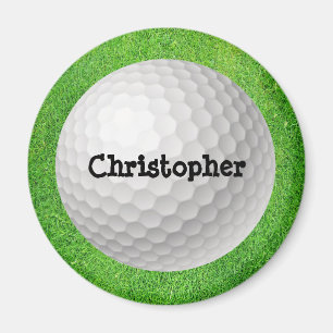 Aimant Boule de golf sur l'aimant vert