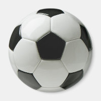 Boule de soccer 2 ¼ pouces d'aimant rond