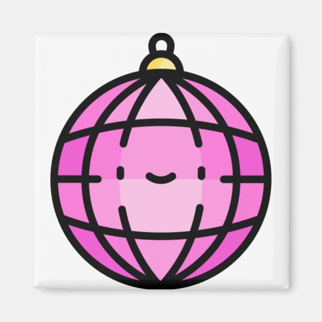 Aimant Boule Disco (Devant)