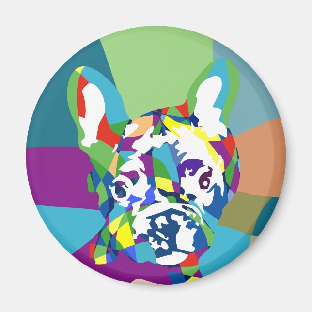 Aimant Bouledogue Français (Devant)