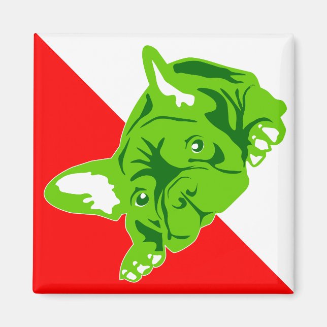 Aimant Bouledogue Français (Devant)