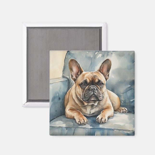 Aimant Bouledogue français (Recto/Verso)