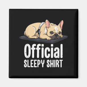 Aimant Bouledogue Français Endormi Amateurs de Chiens Drô