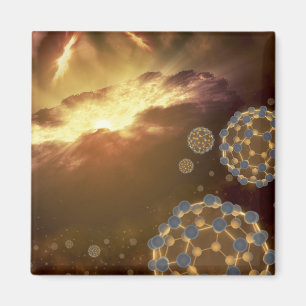 Aimant Boules flottantes dans l'espace interstellaire