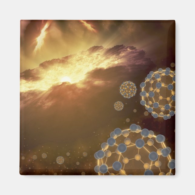 Aimant Boules flottantes dans l'espace interstellaire (Devant)