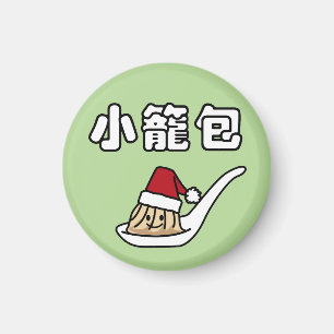 Aimant Boulette chinoise Dim Sum Père Noël ha de soupe à
