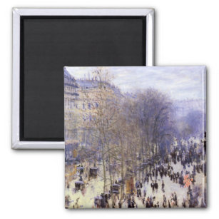 Aimant Boulevard des Capucines par Claude Monet, Art nouv