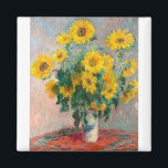 Aimant Bouqet of Sunflowers par Claude Monet<br><div class="desc">Oscar-Claude Monet (UK: /ˈmneɒ/, US: /ʊˈneɪ, madeˈ-/, French: [dmning]; 18 novembre 1840 - 5 december 1926) ce qui a French painter and founder impressiof painist ting who is as key precursor to modernism, especially in his attempts to paint nature as he perceived it.[1] During his long career, ce que la...</div>