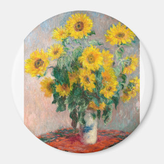 Aimant Bouqet of Sunflowers par Claude Monet