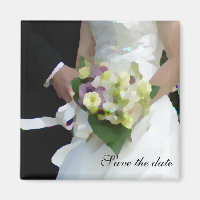 bouquet aquarelle, Enregistrer la date
