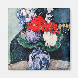 Aimant Bouquet avec Little Delft, Paul Cezanne