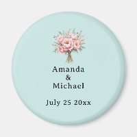 Bouquet de fleurs de pivoine rose joli mariage